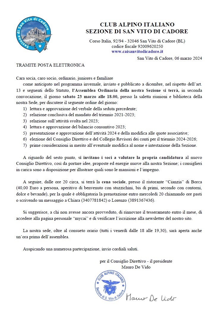 Comunicazione Sede